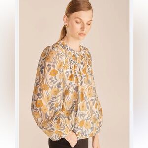 REBECCA TAYLOR Daphne Fleur Blouse